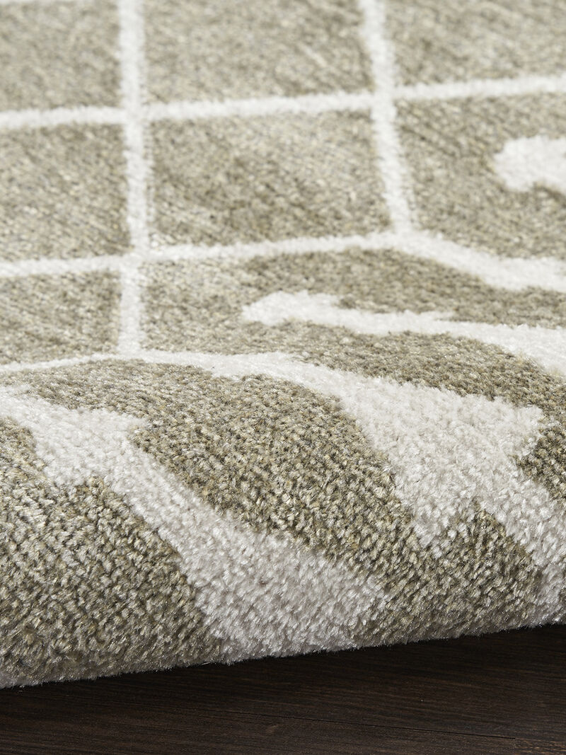 Astra Machine Washable ASW10 Sage 4' x 6' Rug