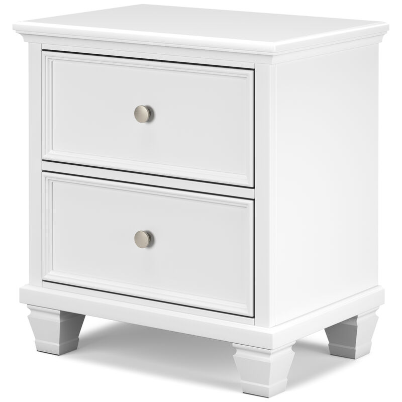 Fortman White Nightstand