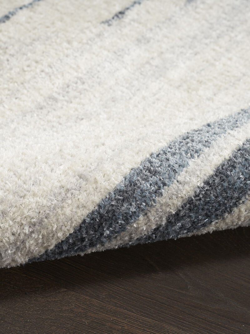 Astra Machine Washable ASW04 Ivory/Blue 9' x 12' Rug