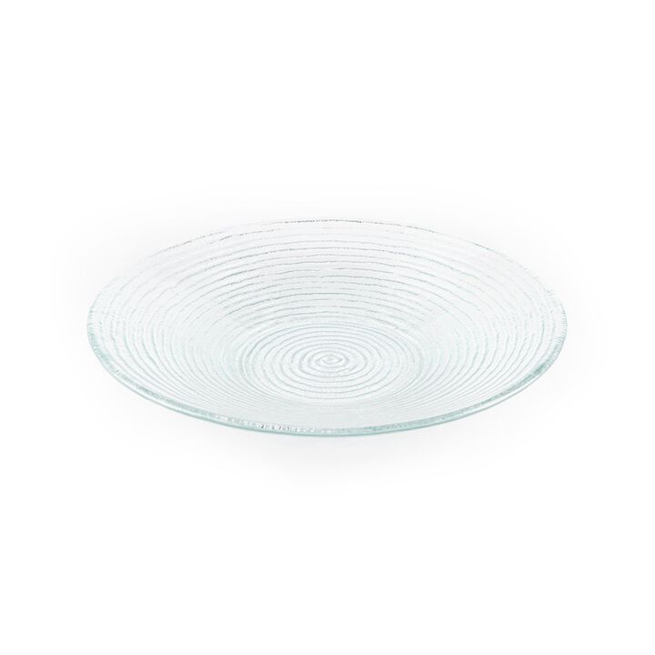 Glass Dinnerware dia.13.75" h:2" 58 oz. Round Clear Glass Bowl
