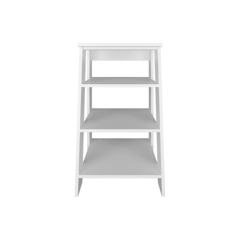 Colyn Linen Cabinet 29.7"H, Four Shelves, Vertical, Black