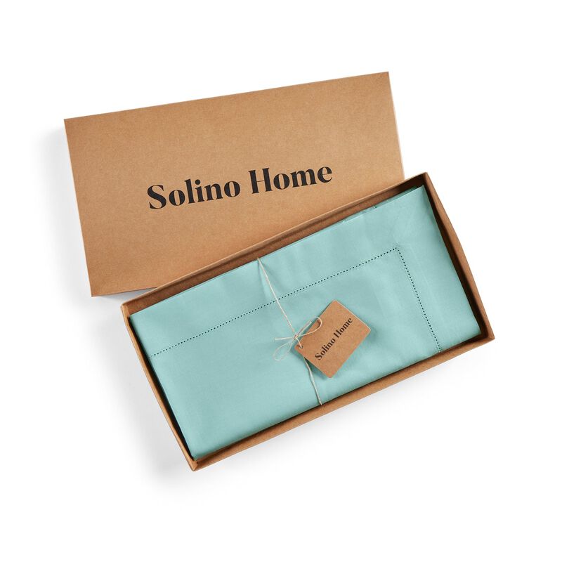 Solino Home Cotton Linen Hemstitch Table Runner