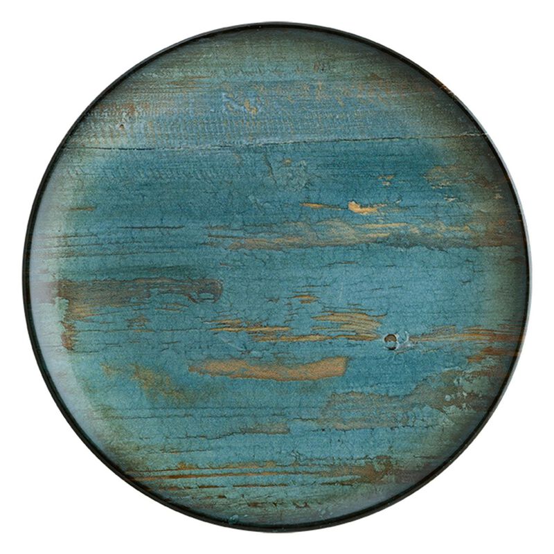 Madera dia.10.5" Round Decorated Porcelain Plate (Set of 4)