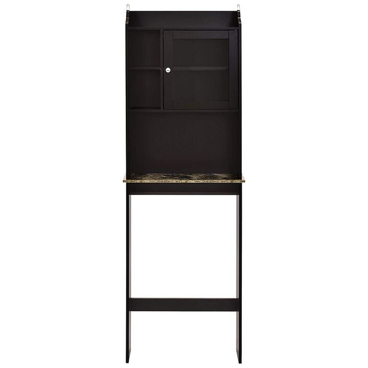 Modern Over The Toilet Space Saver Organization Wood Storage Cabinet For Home, Bathroom