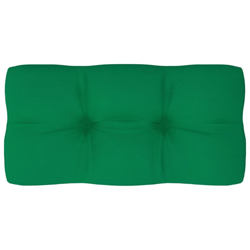 vidaXL Pallet Sofa Cushion Green 31.5"x15.7"x4.7"