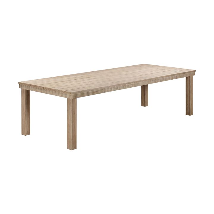 Cassie Natural Outdoor 108" Rectangular Dining Table Cassie Natural Outdoor 108" Rectangular Dining Table