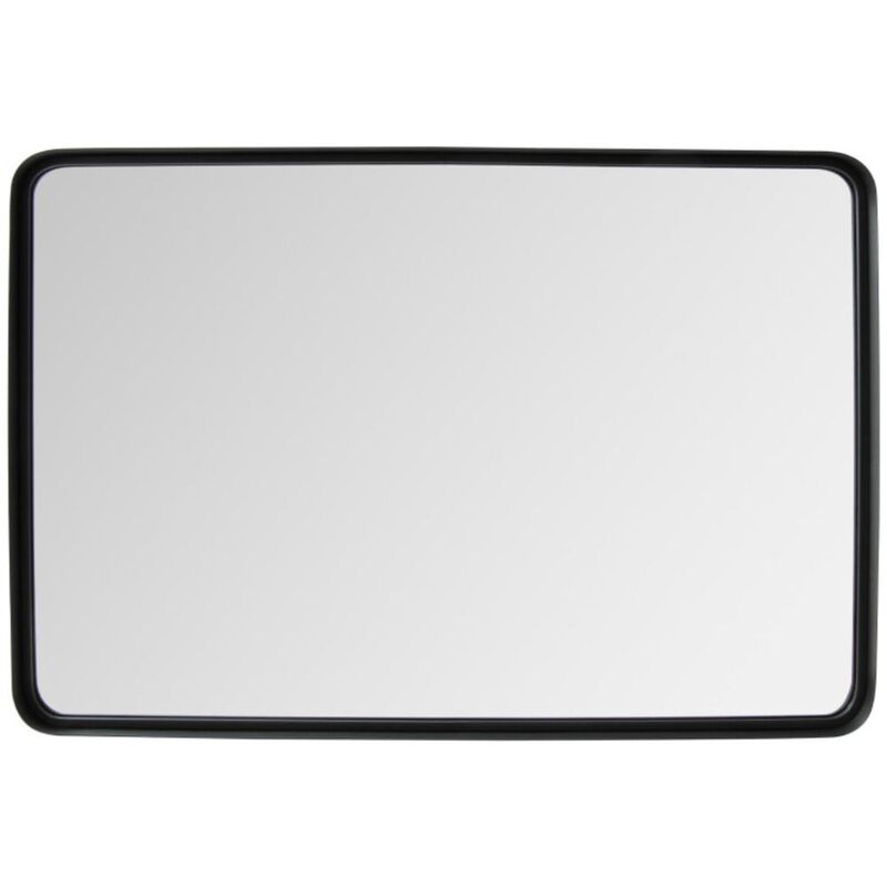 Hivvago Large Rectangular Wall-Mounted Bathroom Mirror with a Solid Steel Frame