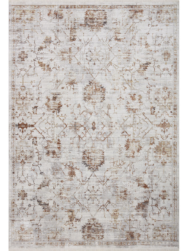 Bonney BNY04 Silver/Sunset 5'3" x 7'6" Rug