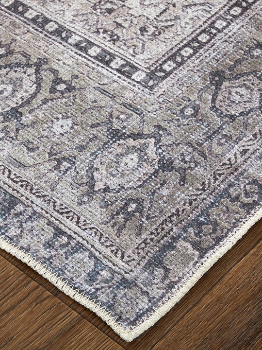 Percy 39PBF 5'3" x 7'6" Gray/Ivory/Taupe Rug
