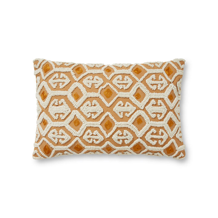 PLL0050 Ivory/Multi 13"x21" Down Pillow