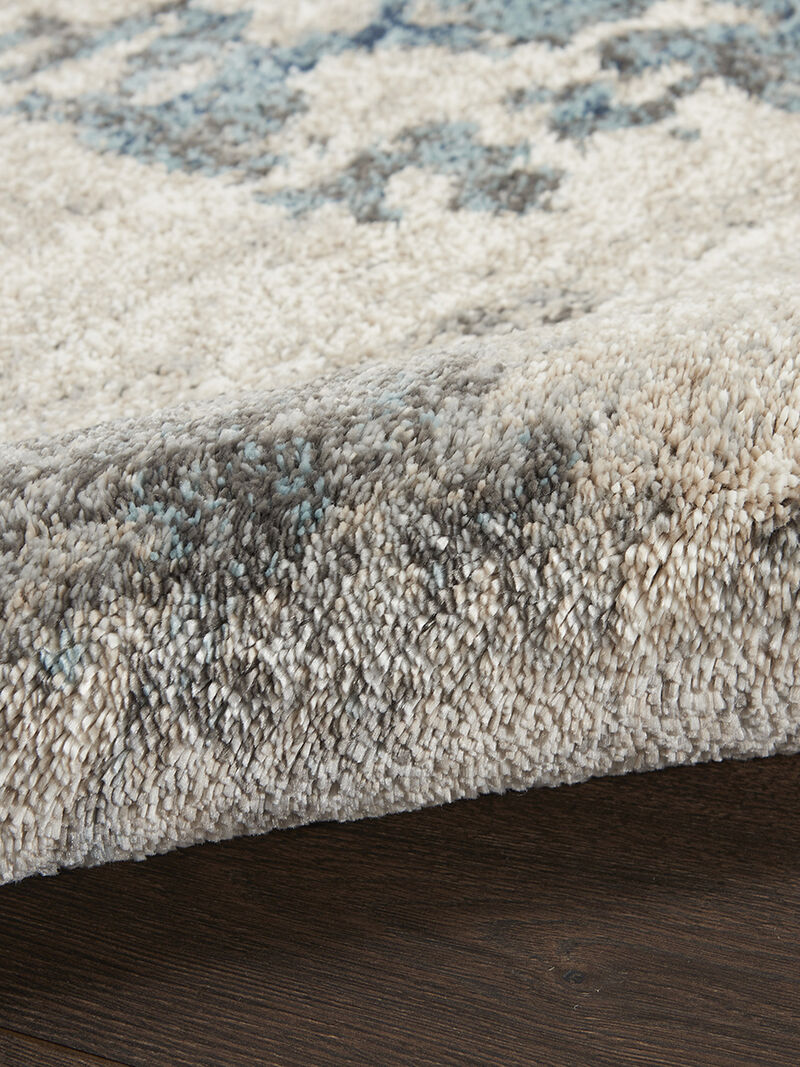 American Manor AMR04 Ivory/Blue 3'11" x 5'11" Rug