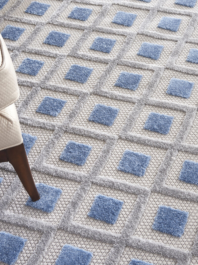 Aloha ALH26 Blue/Gray 6' x 9' Rug
