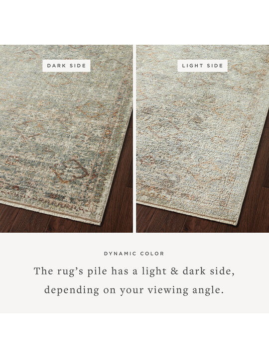 Sonnet SNN02 Lagoon/Gold 3'7" x 5'7" Rug