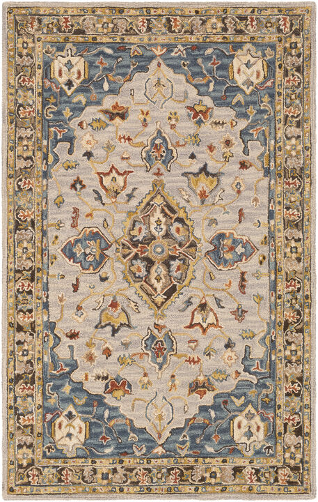 Artemis AES-2301 4' x 6' Blue Rug