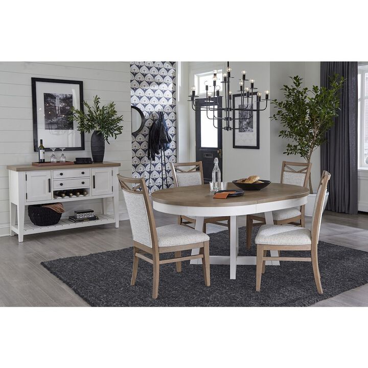 Parker House Furniture Modern Dining 48 In. Round Extendable Dining Table
