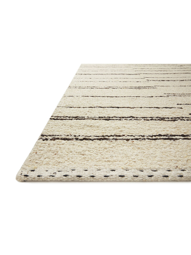 Roman ROM04 Natural/Charcoal 5'6" x 8'6" Rug