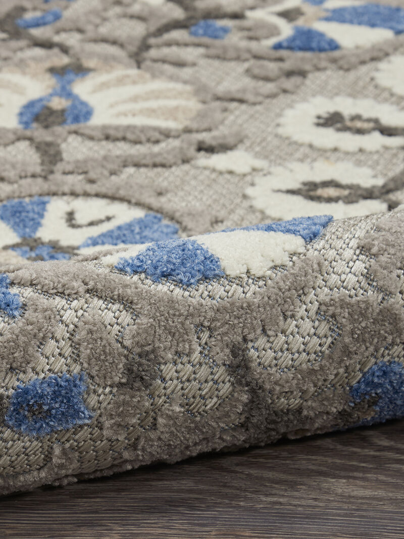 Aloha ALH20 Gray/Multicolor 3'6" x 5'6" Rug