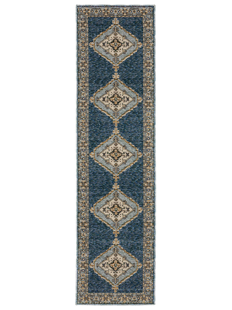 Andorra 3'3" x 5'2" Blue Rug