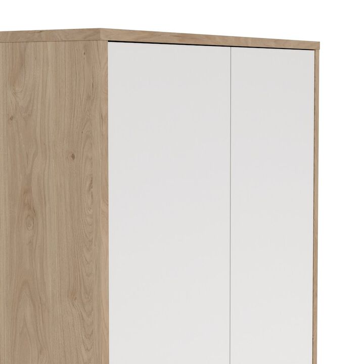 Tvilum 6 Shelf Boockase with 4 Doors, Home Office Storage