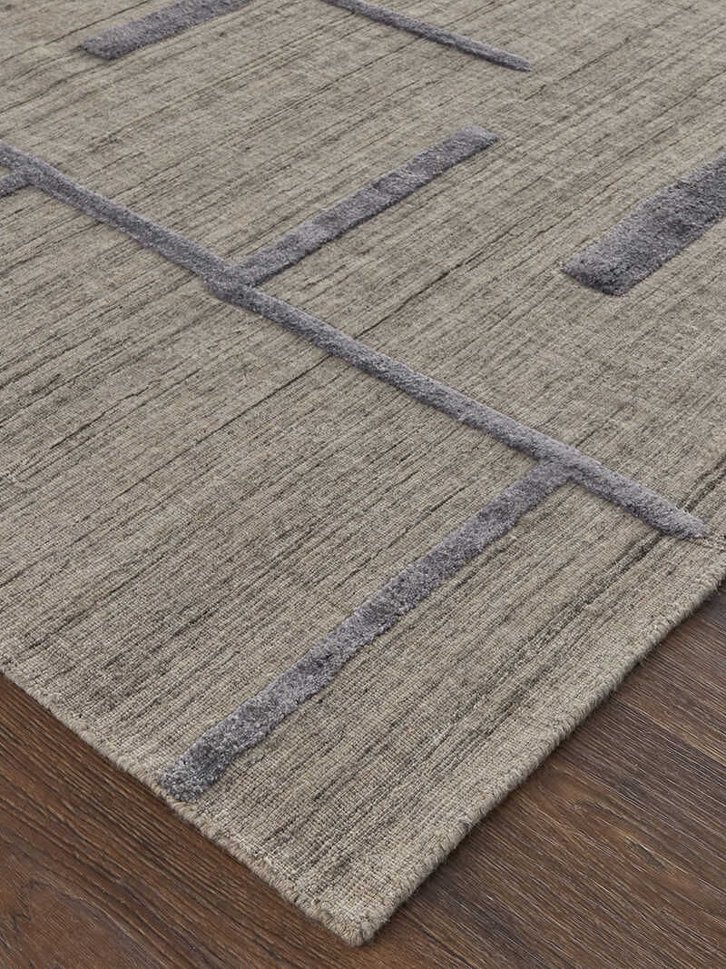 Longridge T8002 Beige/Blue 8' x 10' Rug By Thom Filcia
