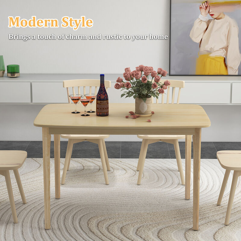Sturdy Dining Table with Supportive Legs – Modern Kitchen & Dining Room Table