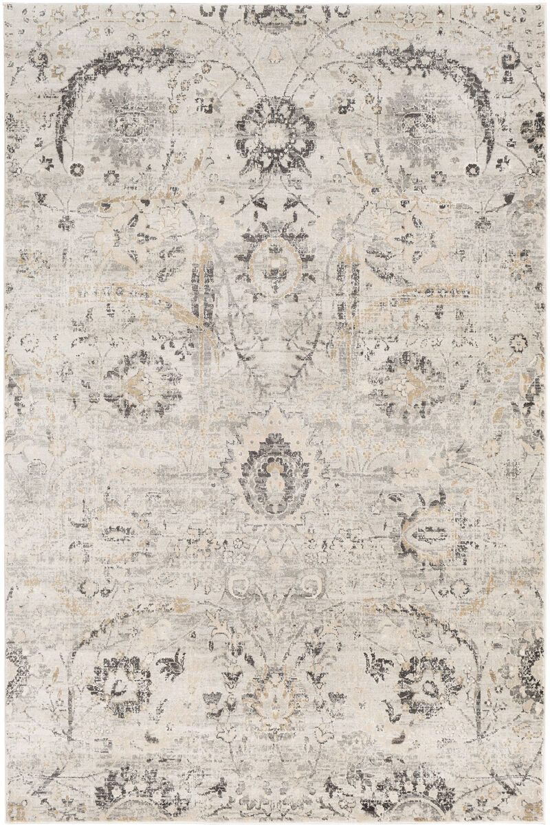 Indigo IGO-2317 4'3' x 5'7' Gray Rug