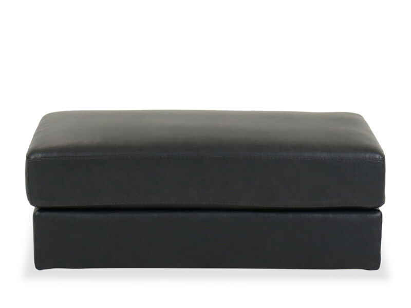 Amiata Leather Ottoman