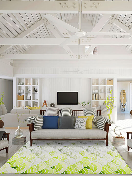 Seabreeze SZ5 Lime-In 3' x 5' Rug