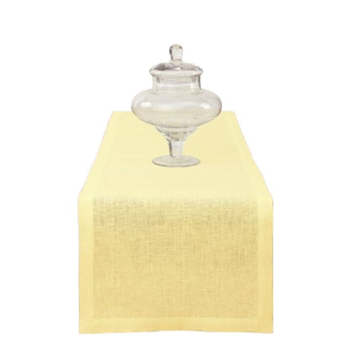 Solino Home 100% Pure Linen Table Runner | Fete for Valentine;s
