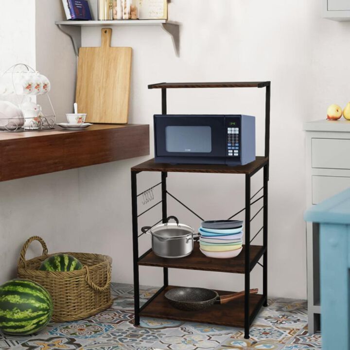 4-Tier Kitchen Shelf & Baker's Rack for Storage & Organization