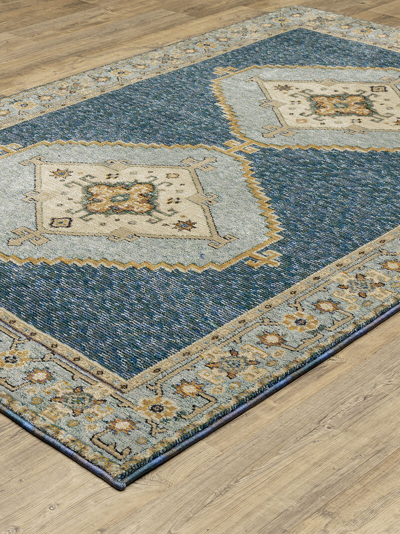 Andorra 3'3" x 5'2" Blue Rug