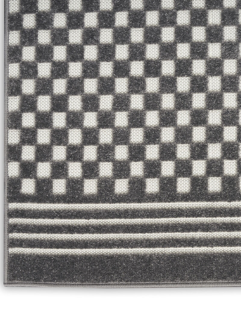 Care Free CAF02 Gray 3'11" x 5'11" Rug