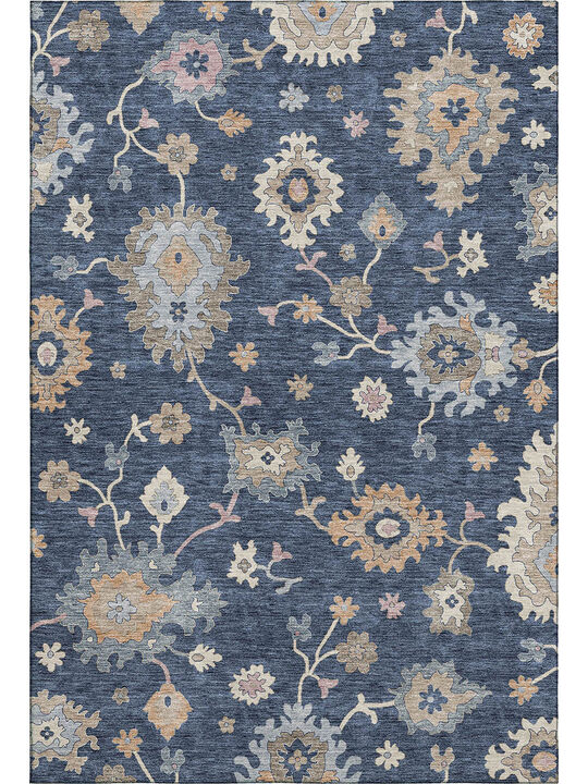 Hatay HY4 Navy 3' x 5' Rug