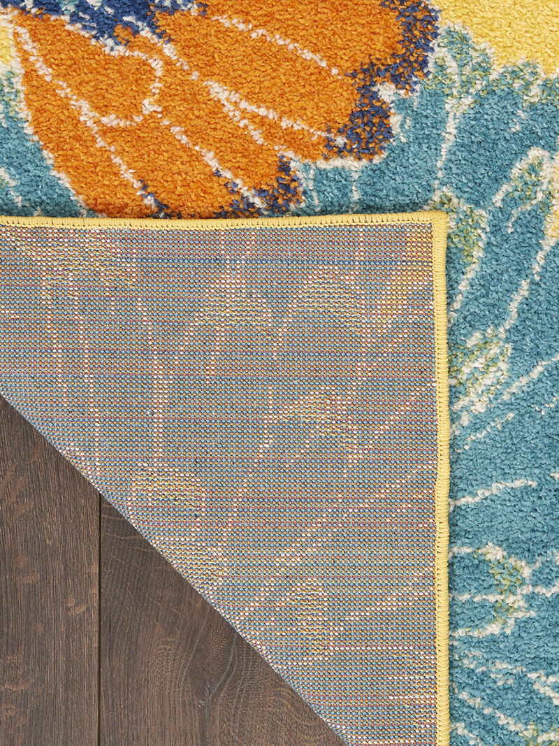 Allur ALR06 Yellow/Multi 4' x 6' Rug
