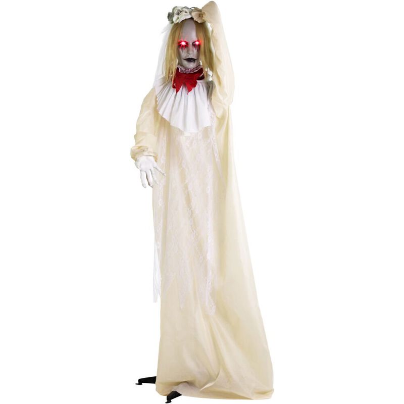 Haunted Hill Farm 65'' Animated Standing Head Detaching Bride