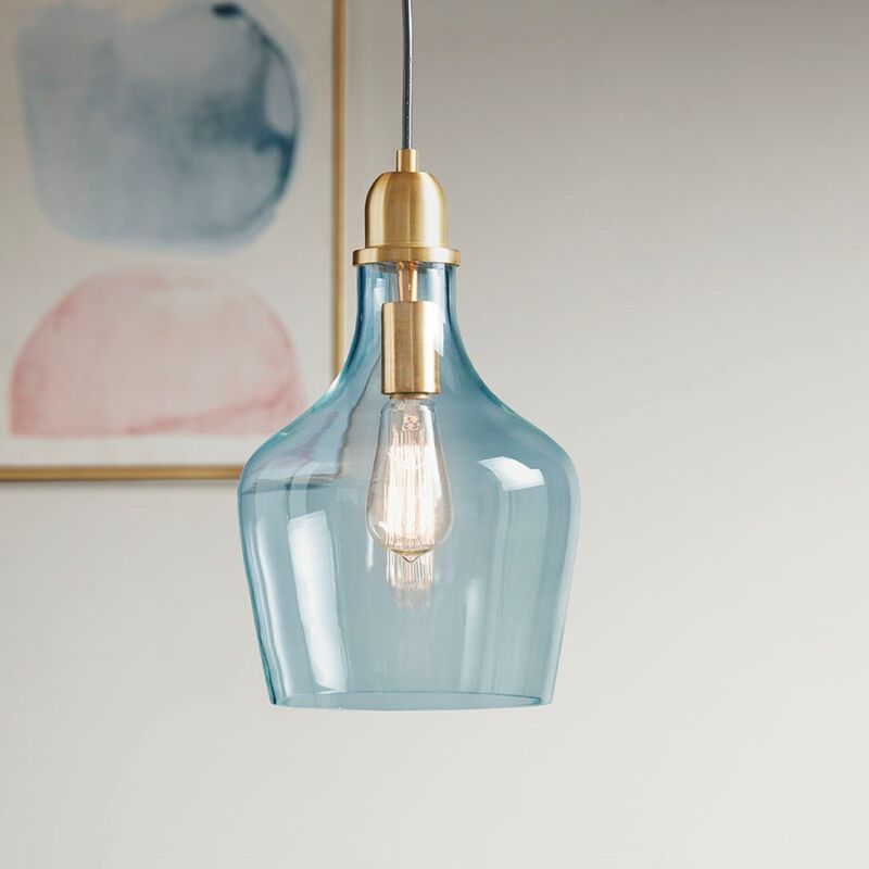 Auburn Bell Shaped Glass Pendant