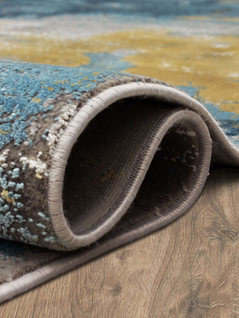 Tryst Nuvole Grey Blue 5' X 8' Rug