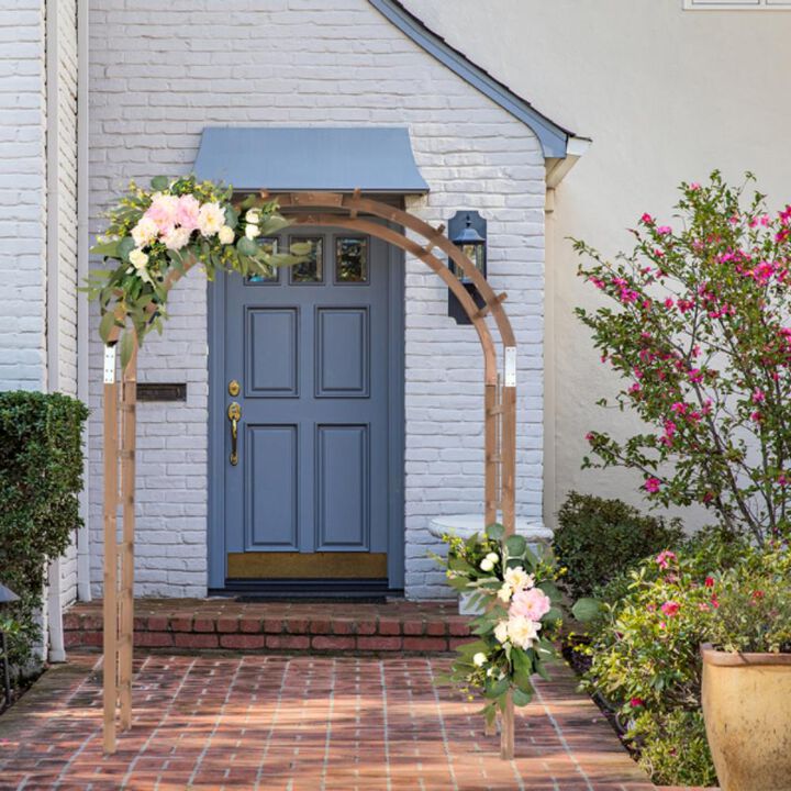 Garden Arch Elegant Outdoor Trellis for Climbing Plants & Decorative Landscaping