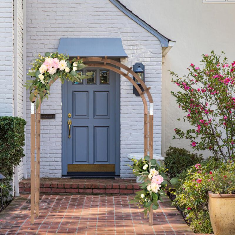 Garden Arch Elegant Outdoor Trellis for Climbing Plants & Decorative Landscaping