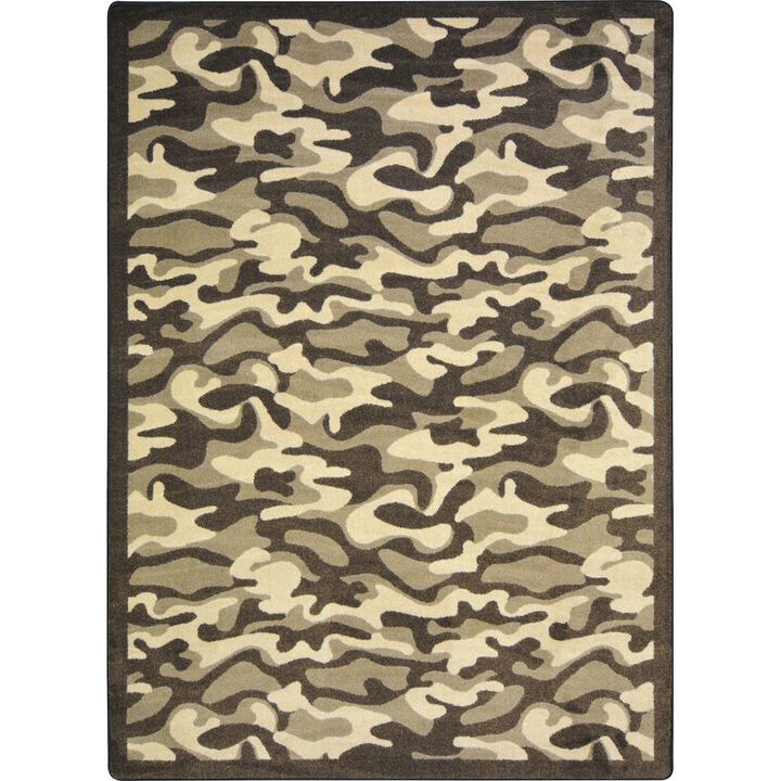 Joy Carpets Kaleidoscope Funky Camo 10'9 x 13'2 Area Rug in Color Desert Joy Carpets Kaleidoscope Funky Camo 10'9 x 13'2 Area Rug in Color Desert