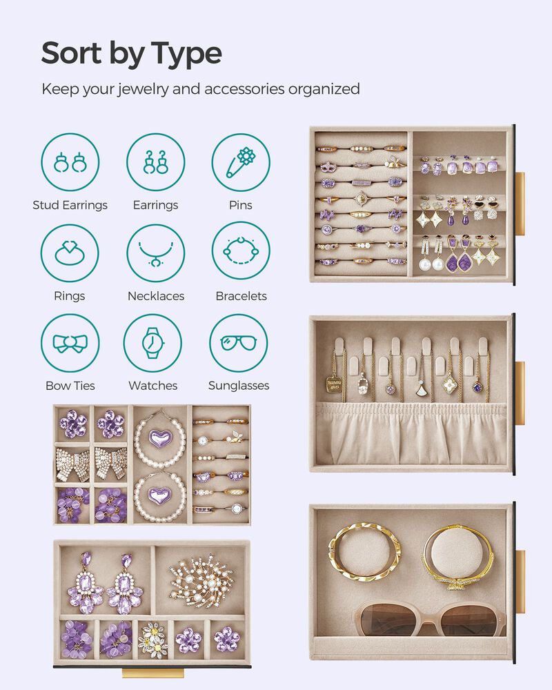 5-Layer Jewelry Storage Organizer with Drawers