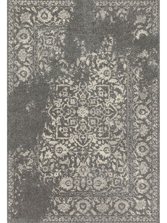 Emory EB01 Ivory/Charcoal 3'10" x 5'7" Rug