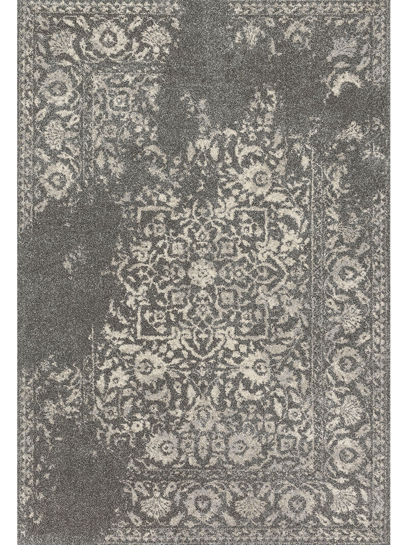 Emory EB01 Ivory/Charcoal 3'10" x 5'7" Rug