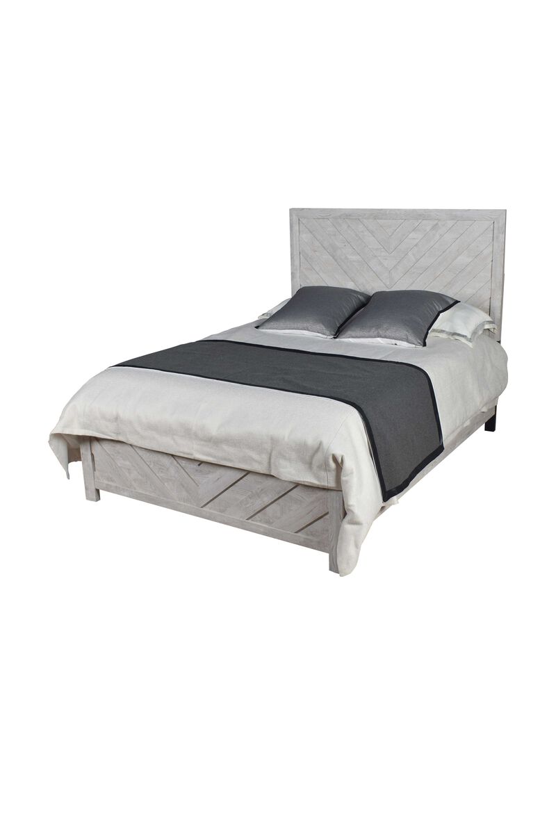 Streamdale Denver Modern Style Queen Bed Made With Wood In Gray