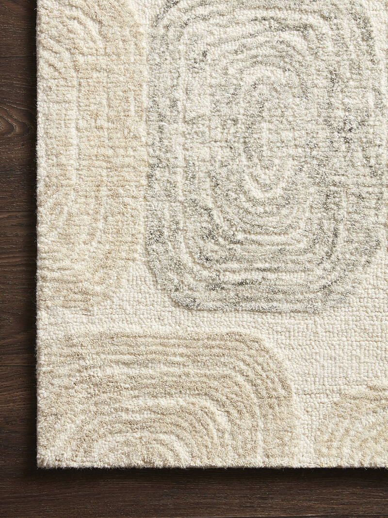 Milo MLO01 Teal/Neutral 3'6" x 5'6" Rug