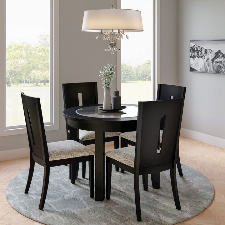 Jofran Urban Icon Contemporary Slotback Upholstered Dining Chair (Set of 2)