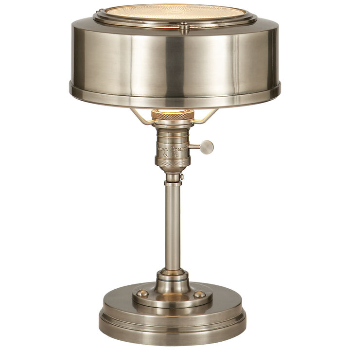 Henley Task Lamp in Antique Nickel