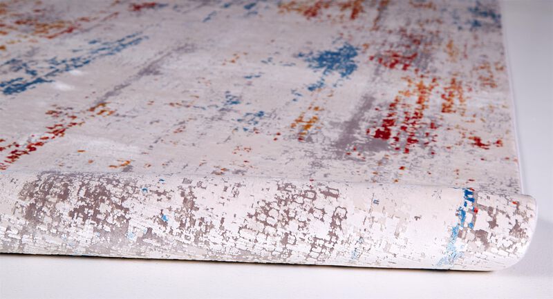 Cadiz 3903F Gray/Red/Blue 3'1" x 5' Rug