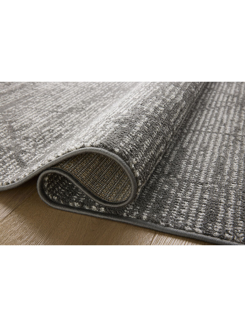Kamala KAM06 Charcoal/Ivory 5'3" x 7'9" Rug