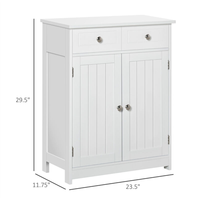 Bathroom Storage Cabinet with Shelves and Doors for Organized Space